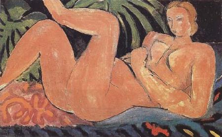 Henri Matisse Nude with Heel on her Knee (Reclining Nude) (mk35) China oil painting art